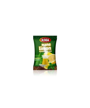 KOZA Mint and Lemon Instant Drink Powder in Bag 300g | Powder for Hot or Cold Drink | Turkish Tea | Iced Tea Powder | Iced Te