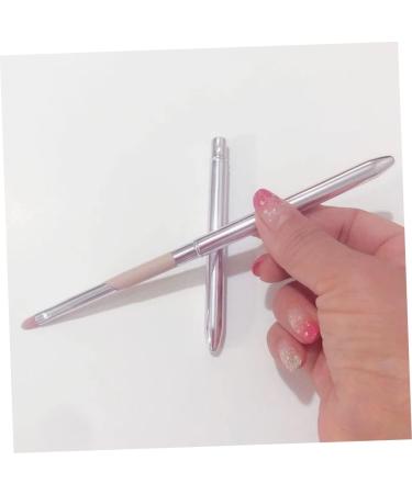 Housoutil Lip Brush with Lid Eye Shadow Applicator Lipstick Cosmetics Brush Lip Makeup Applicator Lip Foundation Brush Lip Tint Lip Liner Brush Telescopic Travel Fiber Wool Pink - Buy Online on GoSupps.com