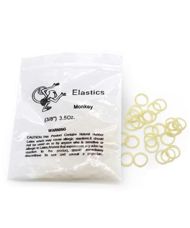 10 Bags Dental Elastics Bands Rubber Force Monkey Elastic Orthodontic Supply 3.5 Oz (3/8)
