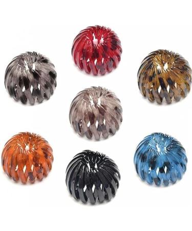 UKD Retractable Hair Loops Bird Nest Shaped Hair Clips Hair Accessories Dark Coffee Hair Ring - Buy Online on GoSupps.com