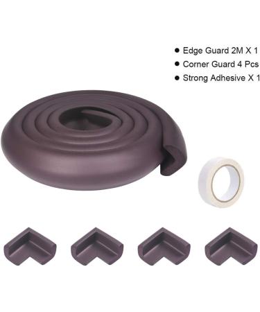 Vicloon Edge Protectors 2 M Foam Safety Strip and 4 Corner Cushion Protector Set Edge Corner Guards for Baby - Purple - Buy Online on GoSupps.com