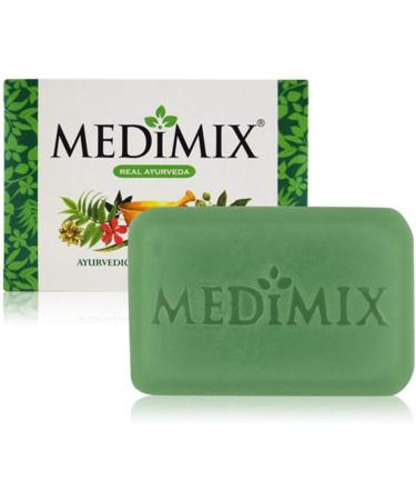 Ayurvedic soap 125 gr at 18 plants to treat acne body odor and skin infections (set of 3 soaps) - Buy Online on GoSupps.com