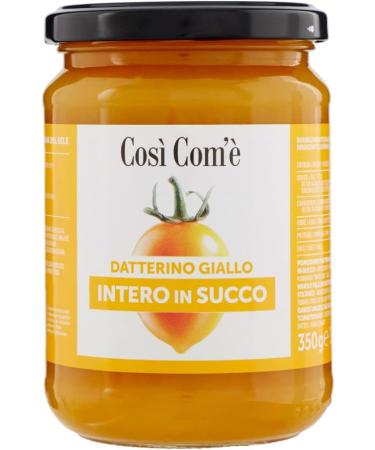  Italian Gourmet E.R. Cos Com' Datterino Giallo Intero in Succo Whole Yellow Tomato in Juice Italian Tomatoes 350 g Pot + Gourmet Pulpa di Pomodoro Italian Box 400 g - Buy Online on GoSupps.com