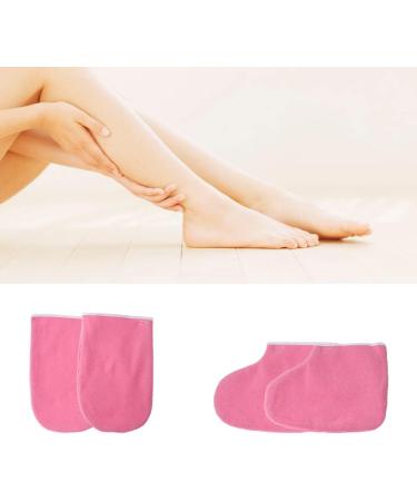 FRCOLOR 2 Pairs Paraffin Bags for Hand Feet Boot Glove Hand Treatment Mitts Whitening Gloves Wax Care Mittens Cloth Booties Mittens Kids Wax Bath Gloves Foot Work Paraffin Wax - Buy Online on GoSupps.com