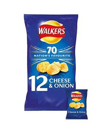 Walkers Walkers Cheese and Onion Crisps 24 x 25g