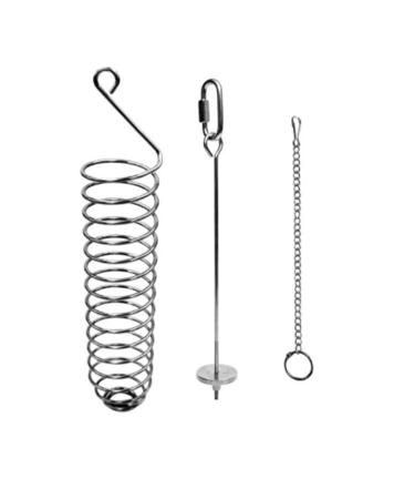 Ruiqas Bird And Chicken Fruit Holder Small Fruit Vegetable Feeder Basket Stainless Steel Vegetable Skewer Foraging