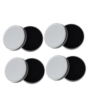 Ipetboom 4sets Box Makeup Sponge Tools Color Removal Cleaner Cleaning Sponge Eye Shadow Scrubber Face Brush Scrub Activated Carbon Sponge Makeup Brush Makeup Tools