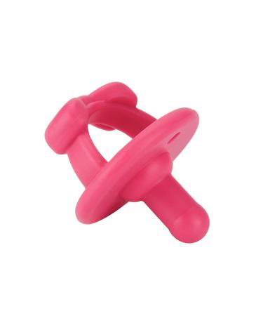 Itzy Ritzy Sweetie Soother Silicone Pacifiers 0+ Months - Cotton Candy & Watermelon Bow (2 Pack) - Buy Online on GoSupps.com
