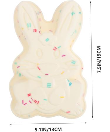 Mikinona 1pc Cake Mold Easter Silicone Bunny Candy Molds Easter Bunny Mold Divided Plates for Adults Silicone Baking Mold Easter Baking Molds Bunny Silicone Molds DIY Crayon Silica Gel Soap - Buy Online on GoSupps.com