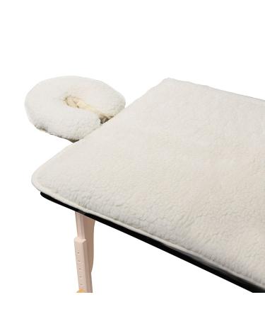 ForPro Premium Fleece Massage Pad Set, Natural, Extra Soft, Hypoallergenic, for Massage Tables, Includes Pad and Face Rest Cover, 31 W x 72 L - Buy Online on GoSupps.com