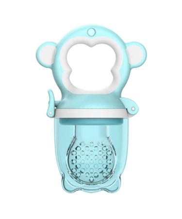 Baby Fruit Food Feeder Food Feeder Pacifier Training Massaging Toy Teether Silicone Pouches Teething Baby Essentials Infant Teether Toy 100 Count (Pack of 1)