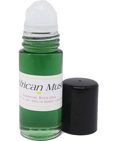 African Musk Scented Body Oil Fragrance Roll-On - Green - 1 oz. - ID#6156 1 Fl Oz (Pack of 1)