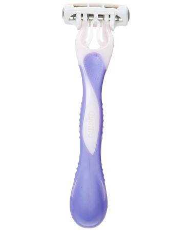 Schick Quattro for Women Disposable Razors - Sensitive Skin - 3 Count, Pack of 2 - Buy Online on GoSupps.com