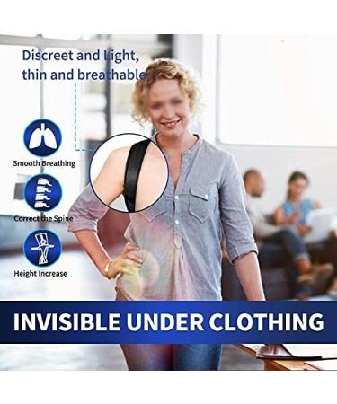 Posture Corrector Back Belt - Clavicle Support Brace for Men & Women (Large) - Prevent Slouching & Improve Posture - Buy Online on GoSupps.com