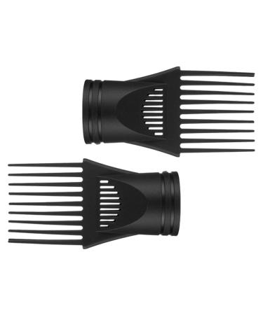 JiangbihanXX Hair Dryer Diffusers Wind Blow Cover Comb Attachment Nozzle Professional Blow Dryer Mouth Nozzle Attachments for Hair Styling (2Pcs)