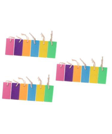 Ipetboom 18pi ces Pour Exfoliateurs Doux Pour liminer Les Peaux Mortes Et Durillons Couleurs Al atoires Outil De P dicure Pour Hommes Et Femmes