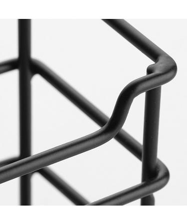 Stainless Steel Toothbrush Holder - Multifunctional Bathroom Organizer for Toothbrush Toothpaste Razor & Comb - Sleek Black Design - Buy Online on GoSupps.com