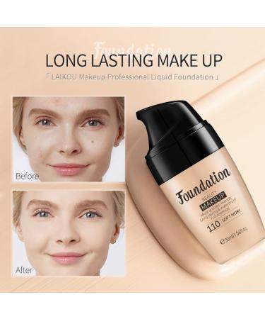 Liquid Foundation Natural Moisturizing Concealer - Natural Shine Finish - Full Coverage - Buildable Lightweight Foundation for Sensitive & Dry Skin 0.1 fl. oz. - Buy Online on GoSupps.com