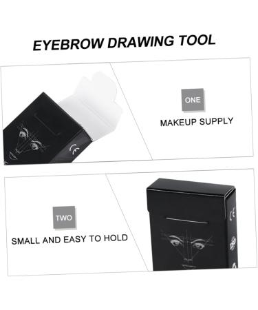 Angoily 1box Mapping Manual Measuring Rulers Practical Locating Tattooing Makeup Auxiliary Ruler 6x4.5cm Black - Buy Online on GoSupps.com