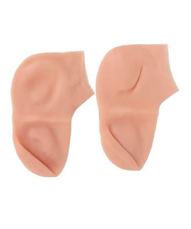 Verdant Touch Moisturizing Foot Care Socks Moisturizing Gel Socks High Elastic Nourishing Foot Care Socks for Fine Wrinkles Reduction Size M (36-38)