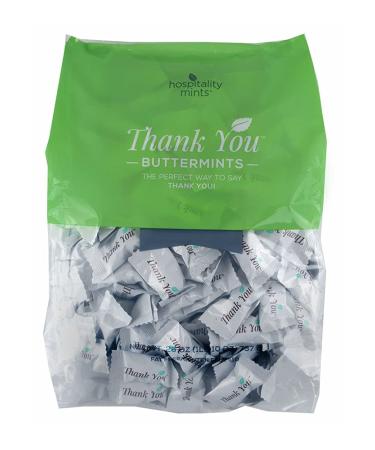 Hospitality Mints Buttermints - Individually Wrapped with Thank You Message - 26 Oz - Buy Online on GoSupps.com