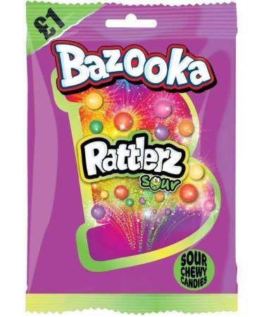 Rattlerz Sour Chewy Candies 6 x 100g Delicious Tasty And Twisty Treat Gift Hamper For Birthday Christmas Sold By Kidzbuzz