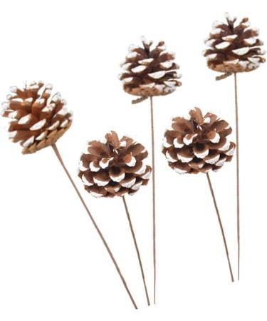 TEHAUX 10 Pcs Floral Flower Bouquet Artificial Pine Cone Bouquet Artificial Plants Diy Crafting Pinecones Branches Pinecones with Pine Floral Picks Mini Wreath Ornament Vase Autumn Bamboo As Shownx2pcs 50X5cmx2pcs - Buy Online on GoSupps.com