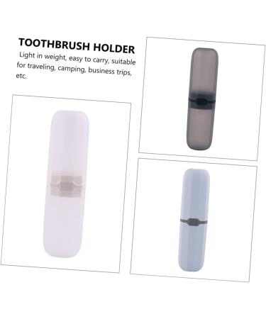 Gogogmy 4-Piece Travel Toothbrush Case Set - Toothpaste & Toothbrush Holder for International Shipping - Buy Online on GoSupps.com