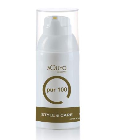 Pure pure argan oil 100 organic argan oil from Morocco argan oil for face hair and body ideally suited for hair care and skin care (30ml) 30 ml (1 Pack)