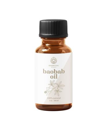 Baobab Oil - Premium Undiluted Carrier Oil | for Skin Face Body Hair Revitalization | Vegan & Cruelty Free (1 fl oz) 1 Fl Oz (Pack of 1)