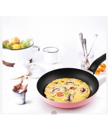 CULIACAN Skillet Nonstick Frying Pan with Anti-Scalding Handle Steak Frying Pan Household Pan Dishwasher and Oven Pink 11 Inch Frying Pan - Buy Online on GoSupps.com