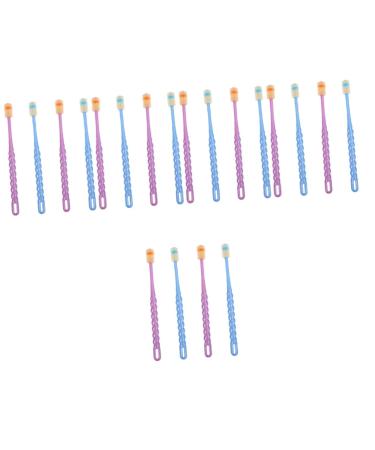 Minkissy baby toothbrush baby tooth cleaning brush toothbrush for children tooth cleaning foster tool 360-degree toothbrush baby toothbrush for infants 20 pieces