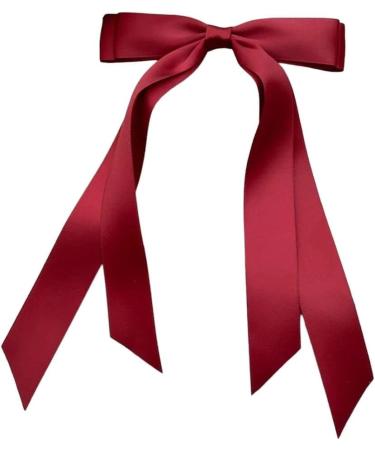 New 2025 Double Layer Ribbon Bow Long Satin Bows Barrettes Hair Accessories Webbing Braid Hair Duckbill Clip Hairpin For New For Jewelry Fashion Accessories Creative Gift - Buy Online on GoSupps.com