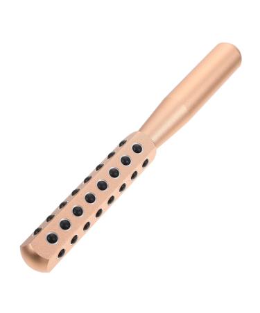 Healeved 1pc Make up Case Face Massage Stick Eye Massagers Practical Beauty Stick Beauty Massage Stick Mini Eye Protruding Ear Corrector Eye Tool Miss Beauty Instrument Manual 16.5X2cm Golden