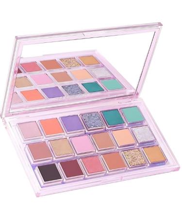 Generisch Eyeshadow palette in cosmic tones 18 colours 16.3 g intense metallic and matte colours for discreet day makeup and expressive evening looks with effect