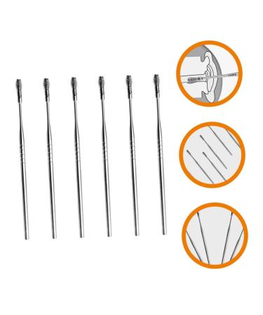 6pcs Stainless Steel Ear Pick Set - Ear Wax Removal & Cleaning Tool - Buy Online on GoSupps.com