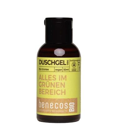 benecos BENECOS Green Tea Shower Gel Mini Travel Size 50ml