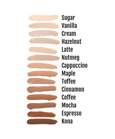 BaeBlu Organic LUX Liquid Foundation Samples - Cream, Hazelnut, Latte - Buy Online on GoSupps.com