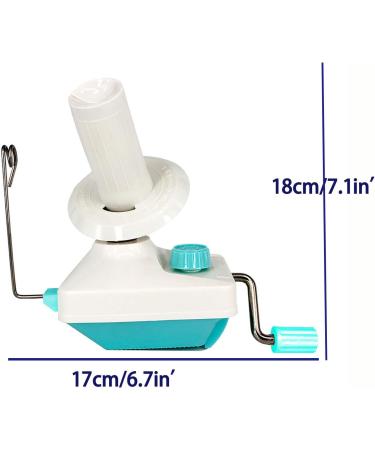 Hand Operated Yarn Ball Winder - Tabletop Clamp - Green Blue - Buy Online on GoSupps.com