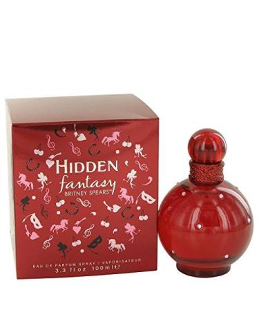 Hidden Fantasy by Britney Spears Eau De Parfum Spray 3.4 oz for Women - 100% Authentic Floral Vanilla 1 Fl Oz (Pack of 1)
