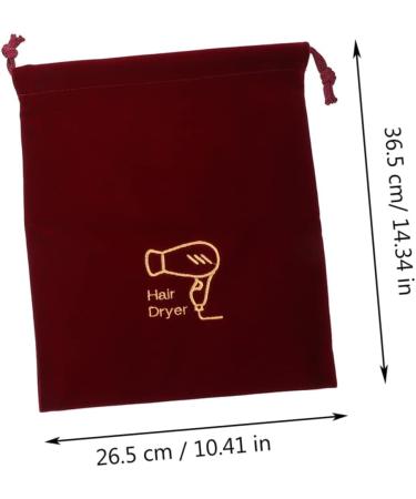 Beavorty 4pcs Storage Bag Bag Organizer Flannel Drawstring Bags Outdoor Hair Dryer Bags Cosmetic Bag - Buy Online on GoSupps.com