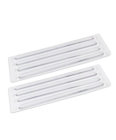 Heel Cushion Inserts GEL Anti-wear Foot Non-slip Heel Protectors Men Premium Stand for Plantar Fasciitis and Heal Dry Cracked Heels(Medium) Clear