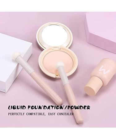Concealer Brush Applicator Sponge and Concealer Brush Professional Cosmetic Tool for Dark Circles and Natural Marks - Buy Online on GoSupps.com