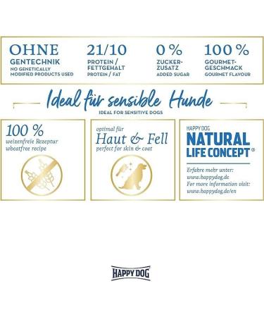Happy Dog Sensitive Greece Lamb Shrimps & Calamari - 11kg Dry Food for Adult Dogs - Premium Quality International Shipping - Buy Online on GoSupps.com