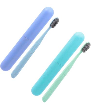Ipetboom 4-Piece Ultra-Like Toothbrush Set for Gum Care | Travel-Friendly Manual Toothbrushes | Sustainable Wheat & PP Material - Buy Online on GoSupps.com