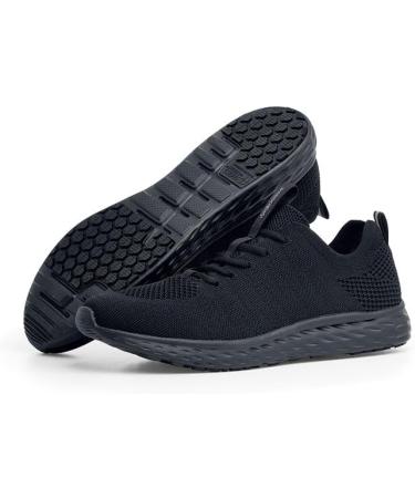 Shoes for Crews Everlight Women's Non Slip Breathable Work Shoes - Size 8, Black - Buy Online on GoSupps.com