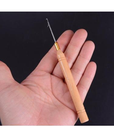 Buy Wooden Handle Hook Needle for Micro Rings Hair Extensions - Premium Hair Tools for Easy Application - Buy Online on GoSupps.com