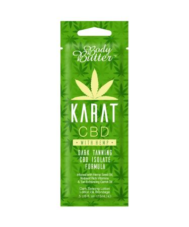 BODY BUTTER Karat CBD Isolate Dark Tanning Lotion (15ml) 15 ml (Pack of 1)