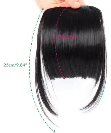 BOKIOESDE Clip in Air Bangs High Temperature Wire Hair Extension Clamp Fringe Hairpiece Type13 - Buy Online on GoSupps.com