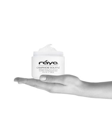 Raya Camphor Souffl Facial Cleanser 4 oz | pH Balanced Face Wash for Oily & Blemished Skin | Reduces Whiteheads Blackheads & Clogged Pores - Buy Online on GoSupps.com